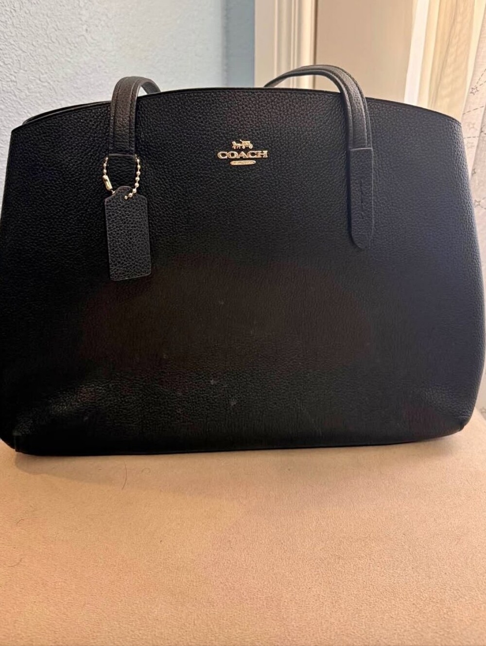 Coach Charloe Carryall Pebbled Leather Tote